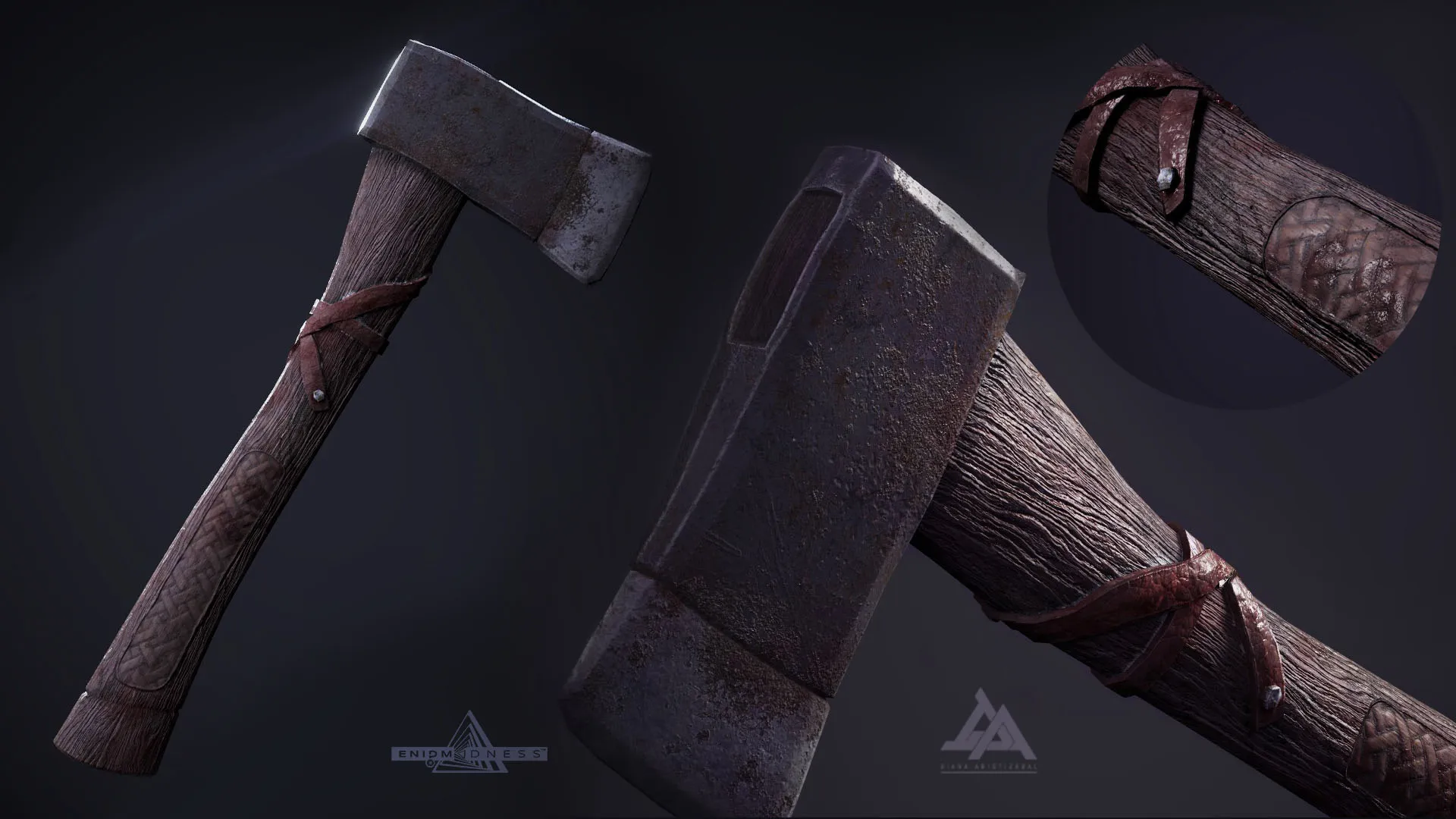 Survivalist Axe - Game Ready 3D Prop for Horror Games - Enigma Madness